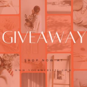 Giveaway Coral Theme