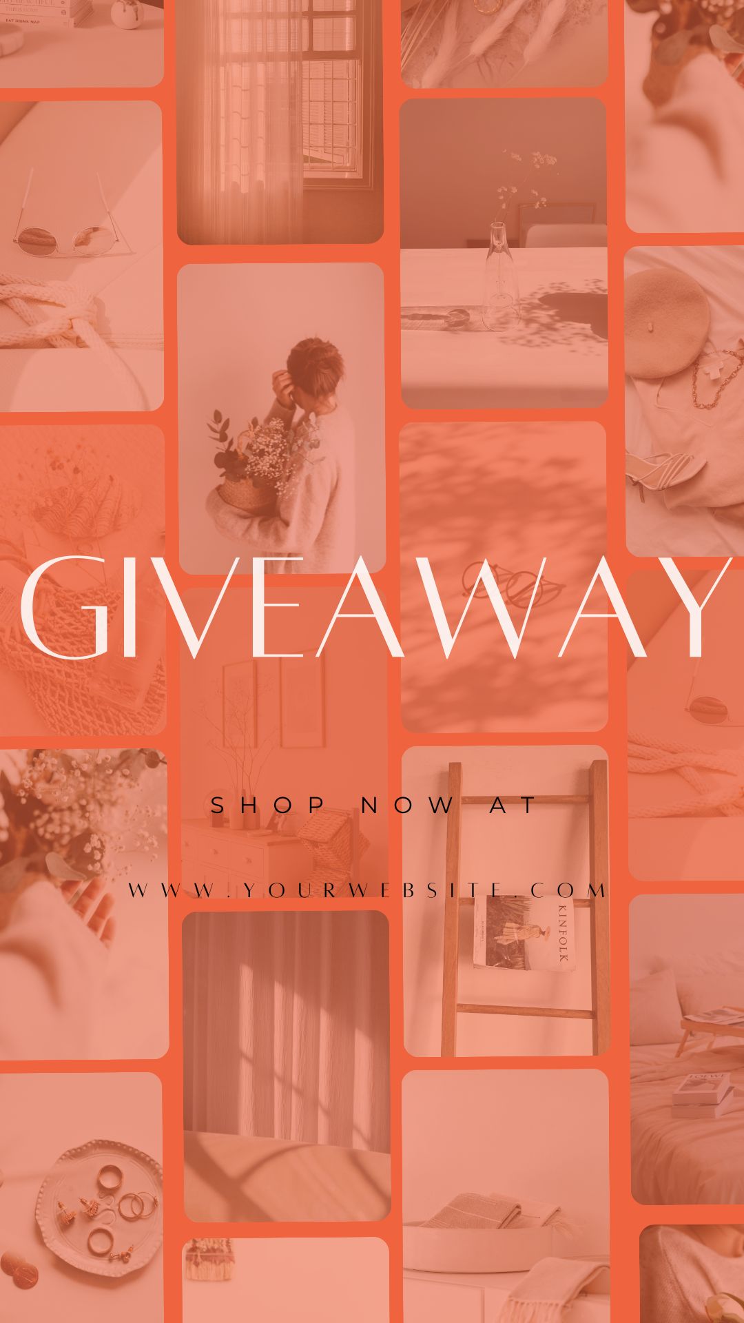 Giveaway Coral Theme